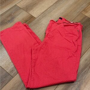 🎀 Gloria Vanderbilt Women’s “Amanda” Blue with White Polka Dot Jeans size 12 🎀